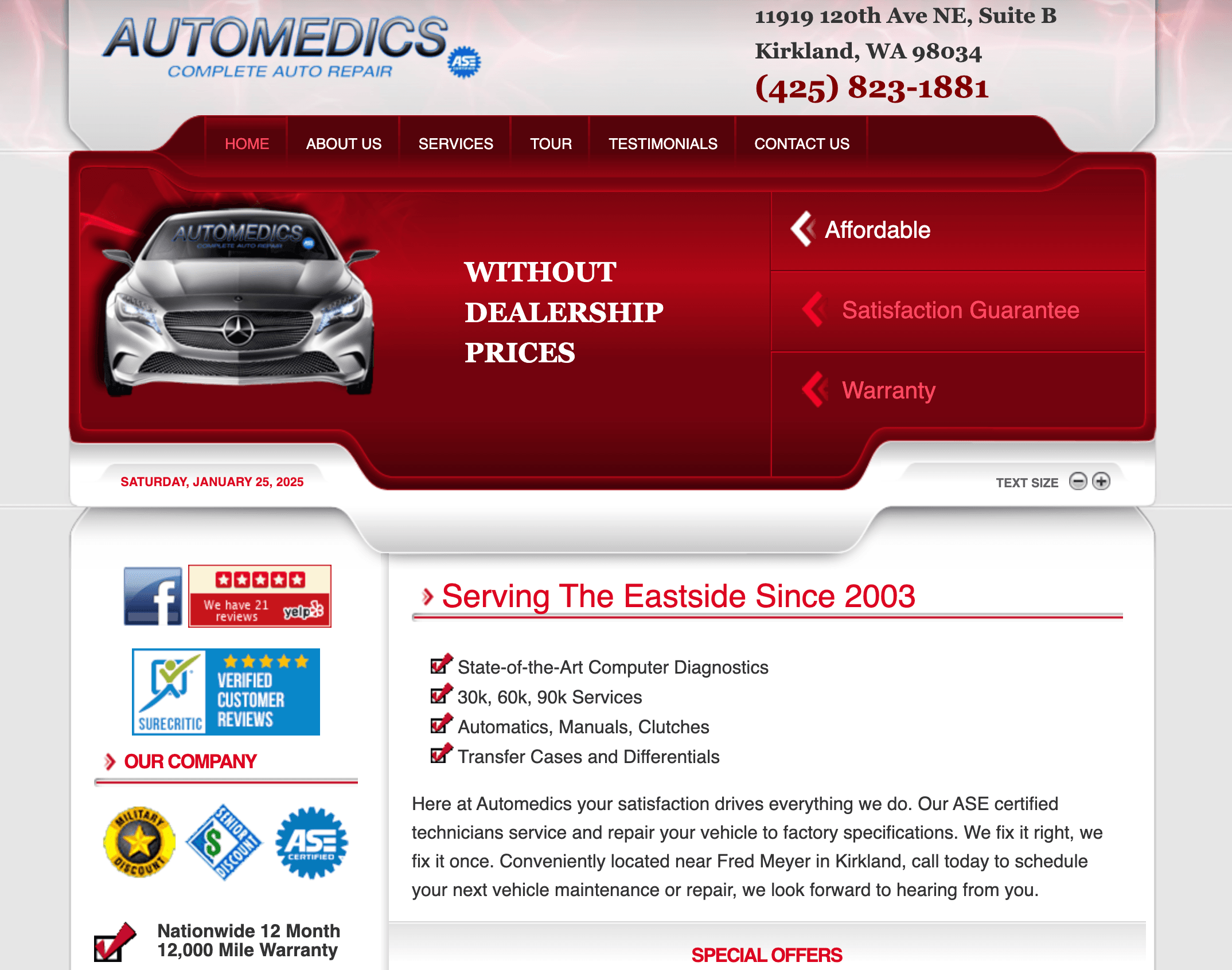 Automedics Kirkland Project Image